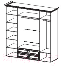 Шкаф Мебель-Неман Тиволи МН-035-24