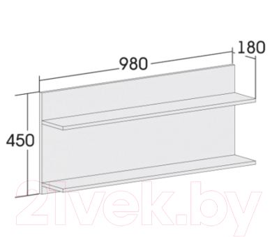 Полка Мебельград Кёльн 980
