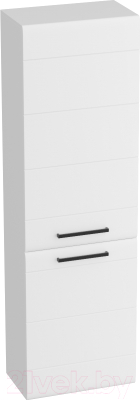 Шкаф-пенал Мебельград Кельн 1960 (белый аляска/белый глянец) - фото