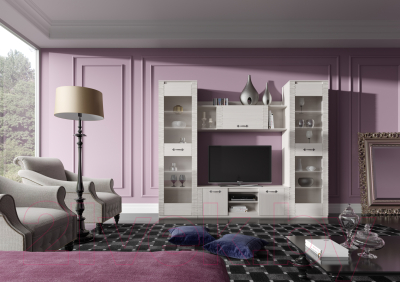 Тумба Мебельград Элана TV (бодега белая)