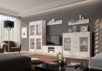 Тумба Мебельград Элана TV (бодега белая)