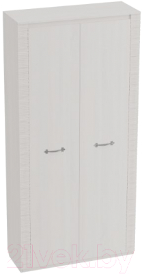 Шкаф Мебельград Элана 2-х дверный 101x41x208.5 (бодега белая) - фото