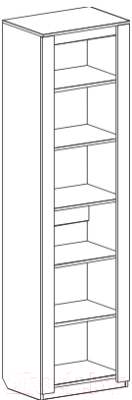 Шкаф-пенал Мебельград Элана 58.5x41x208.5
