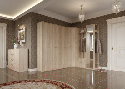 Шкаф Мебельград Элана 2-х дверный 101x41x208.5