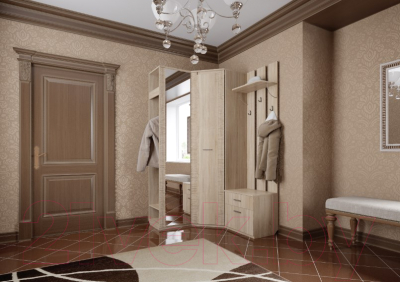 Шкаф Мебельград Элана угловой 72x72x208.5