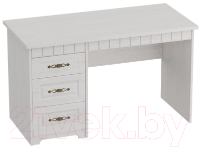Письменный стол Мебельград Прованс (бодега белая/патина премиум) - фото