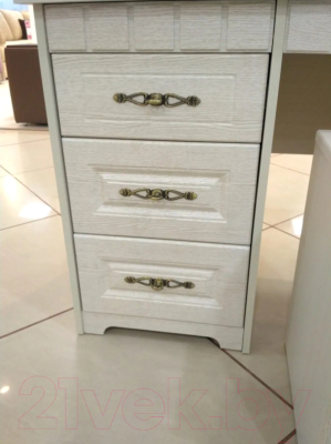 Письменный стол Мебельград Прованс (бодега белая/патина премиум)