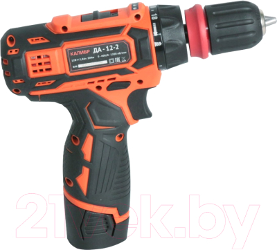 Аккумуляторная дрель-шуруповерт Калибр ДА-12-2 (101106)
