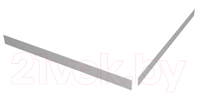 Экран для душевого поддона Cezares Tray-S-A-100-SCR-W - фото