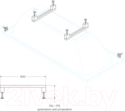 Каркас Cezares Metauro-Central-MF