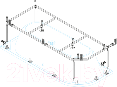 Каркас Cezares Metauro Corner-MF - фото