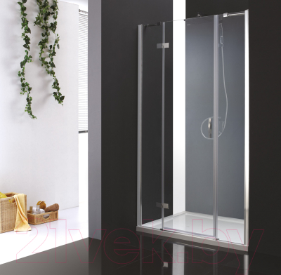 Душевая дверь Cezares BERGAMO-W-60/40-C-Cr-L