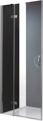Душевая дверь Cezares BERGAMO-W-60/40-C-Cr-L-IV - фото