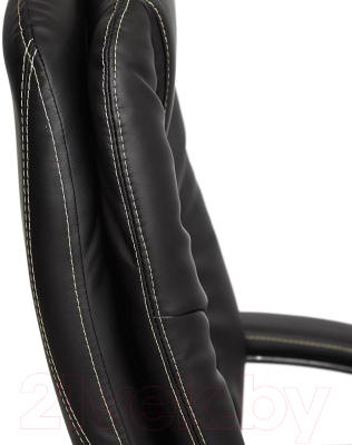 Кресло офисное Tetchair Softy Lux кожзам (черный)