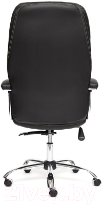 Кресло офисное Tetchair Softy Lux кожзам (черный)