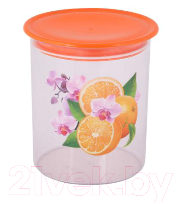 Набор емкостей для хранения Альтернатива Экзотика / М603 (оранжевый)