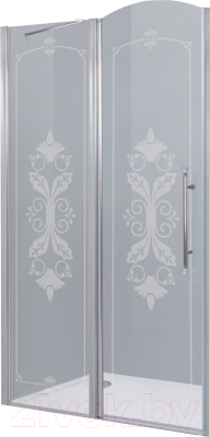 Душевая дверь Cezares GIUBILEO-60/40-CP-Cr-L  - фото