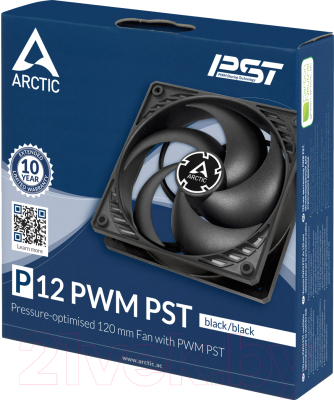 Вентилятор для корпуса Arctic Cooling P12 PWM PST (ACFAN00120A)