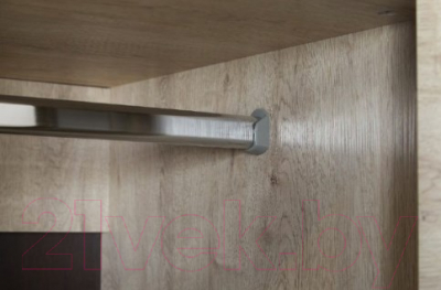 Шкаф Мебельград Соренто 2-х дверный 107x38.5x210 (дуб бонифаций/кофе структурный матовый)