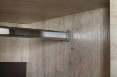 Шкаф Мебельград Соренто 4-х дверный 196.5x54.5x220 (дуб бонифаций/кофе структурный матовый)