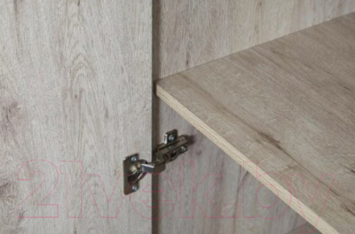 Шкаф Мебельград Соренто 2-х дверный 106.5x54.5x220 (дуб бонифаций/кофе структурный матовый)