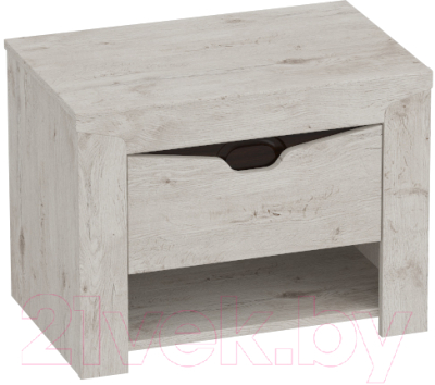Прикроватная тумба Мебельград Соренто с ящиком - фото