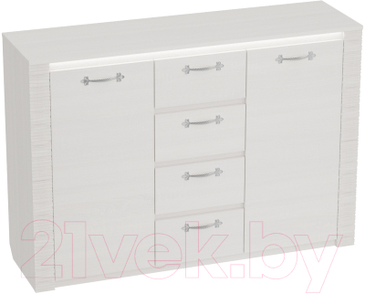 Тумба Мебельград Элана 1400 (бодега белая) - фото