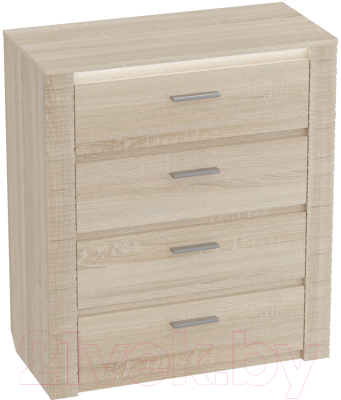 Комод Мебельград Элана 850 (дуб сонома) - фото