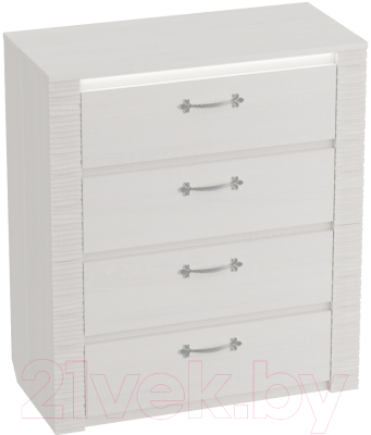 Комод Мебельград Элана 850 (бодега белая) - фото