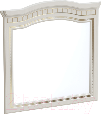 Зеркало Мебельград Николь (ясень жемчужный/ваниль) - фото