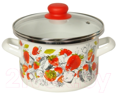Кастрюля Сантэкс Клубника 1-2230112 - фото