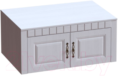 Антресоль Мебельград Прованс 2-х дверный - фото