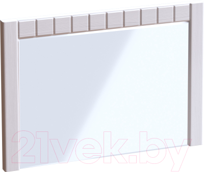 Зеркало Мебельград Прованс (бодега белая/платина премиум) - фото