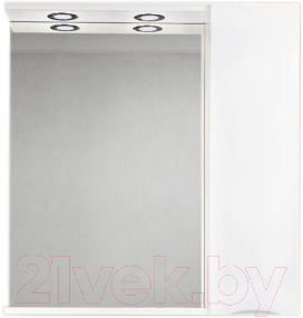 Шкаф с зеркалом для ванной BelBagno Marino-SPC-800/750-1A-BL-P-R - фото