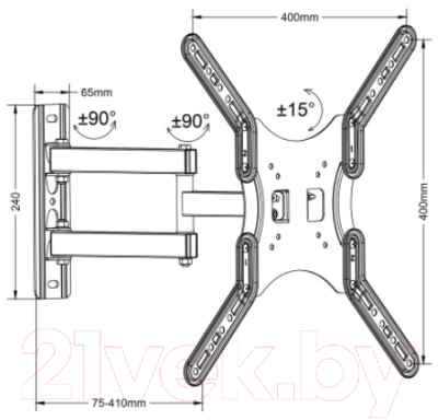 Кронштейн для телевизора Maclean MC-759
