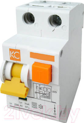 Дифференциальный автомат КС АВДТ-63/ДА-8 2р С 40А/30мА / 72607 - фото