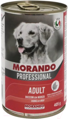 Влажный корм для собак Morando Professional С говядиной / 09962 - фото