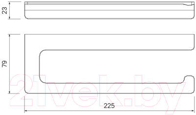 Держатель для туалетной бумаги Iddis Slide SLIBS00I43