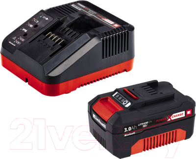 Газонокосилка аккумуляторная Einhell GE-CM 18/30 Li (3413155)