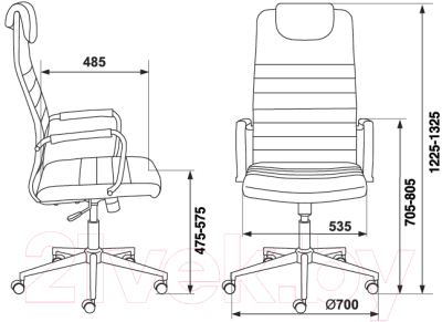 Кресло офисное Бюрократ KB-9N/Eco