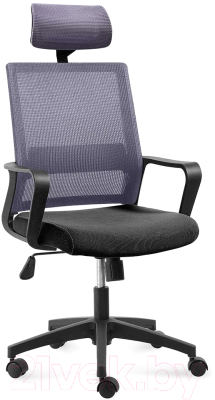 Кресло офисное Norden Бит / 815А-AF03-T09 (черный/темно-серый/черный) - фото