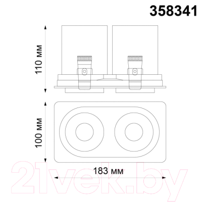 Точечный светильник Novotech Lanza 358341