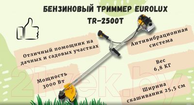 Триммер бензиновый EUROLUX TR-2500T (70/2/19)