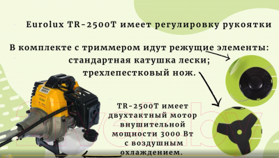 Триммер бензиновый EUROLUX TR-2500T (70/2/19)