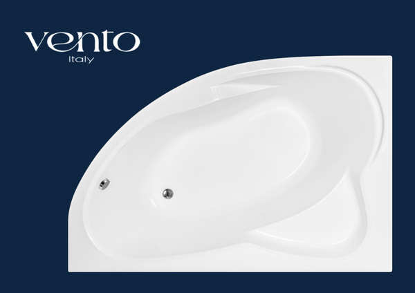 Ванна акриловая Ventospa Nika 160x105 L (с каркасом и экраном)