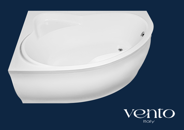 Ванна акриловая Ventospa Nika 160x105 L (с каркасом и экраном)