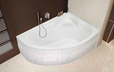 Ванна акриловая Ventospa Nika 160x105 R (с каркасом и экраном)