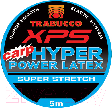 Фидергам Trabucco Power Latex Hyper 2.6мм 5м / 102-03-260 - фото