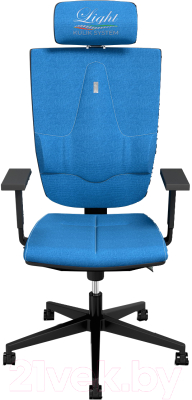 Кресло офисное Kulik System Space азур - фото
