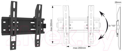 Кронштейн для телевизора Electric Light КБ-01-79